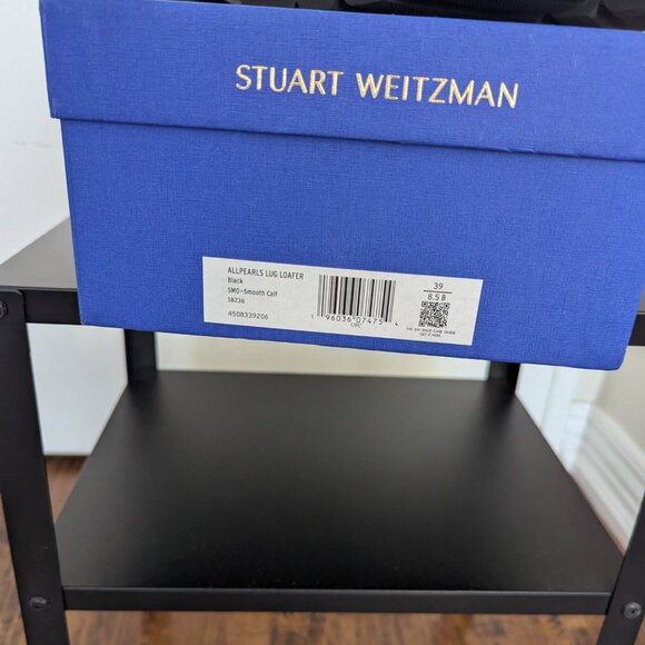 Stuart Weitzman loafers size 8.5 in black - Picture 4 of 13